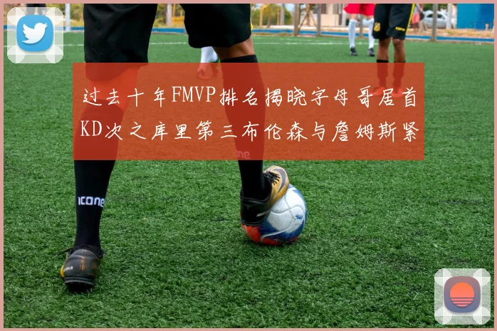 过去十年FMVP排名揭晓字母哥居首KD次之库里第三布伦森与詹姆斯紧随其后
